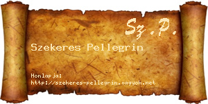 Szekeres Pellegrin névjegykártya